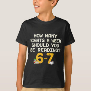 Camiseta Divertido Seis Siete 67 Libro de Meme Amante de la