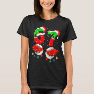 Camiseta Divertido Seis Siete 67 Meme 6 7 Navidad Santa Man