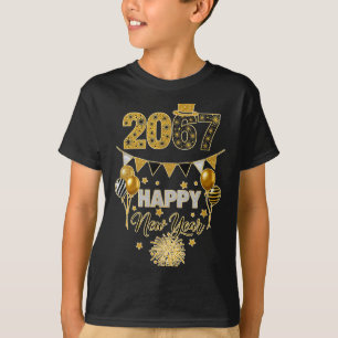 Camiseta Divertido Seis Siete 67 Meme Feliz Año Nuevo 