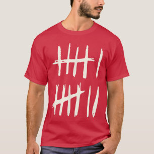 Camiseta Divertido Seis Siete 67 Meme Marcas de Tally 6 7 N