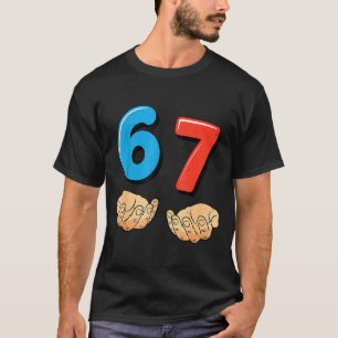 Camiseta Divertido Seis Siete 6 7 Meme Gen Alfa Argot 67 Ma