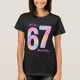 Camiseta Divertido Seis Siete 6 7 Meme Gen Alfa Argot 67 Ni