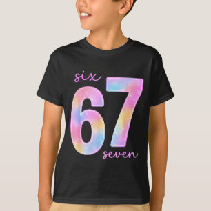Camiseta Divertido Seis Siete 6 7 Meme Gen Alfa Argot 67 Ni
