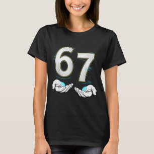 Camiseta Divertido Seis Siete 6 7 Meme Gen Alfa jerga 6 7 M
