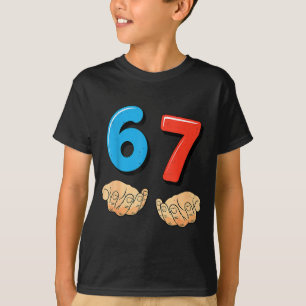 Camiseta Divertido Seis Siete 6 7 Meme Gen Alpha jerga 67 M