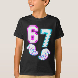 Camiseta Divertido Seis Siete 6 7 Meme Gen Alpha jerga 6 7