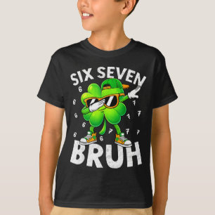 Camiseta Divertido seis siete hermano día de San Patricís h