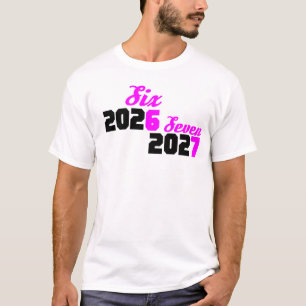 Camiseta Divertido Seis Siete Meme
