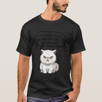 Camiseta divertido Si Mi Boca No Lo Dice Cita Sarcástica