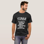 Camiseta Divertido si perder el argumento empieza a corregi<br><div class="desc">Si pierdes un argumento, empieza a corregir su gramática. Diseño gracioso y humorístico para profesor de inglés, profesor universitario. Esta mercancía fresca y divertida es genial para estudiantes, redactores de copias, autores o editores que no pueden permitirse cometer errores gramaticales. Perfecto para el día del profesor. Gran regalo de Navidades...</div>