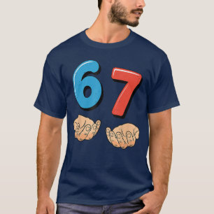 Camiseta Divertido Si Seven 6 7 Meme Gen Alpha jerga 67 Man