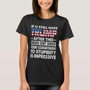Camiseta Divertido Si Todavía Odias A Trump Después De Este