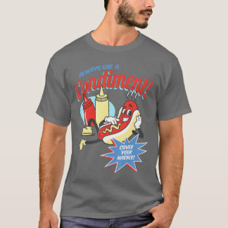 Camiseta Divertido Siempre Usa Un Condimento Cubre Tu Wiene