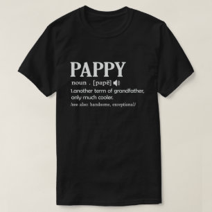 Camiseta Divertido significado de definición de pappy sign