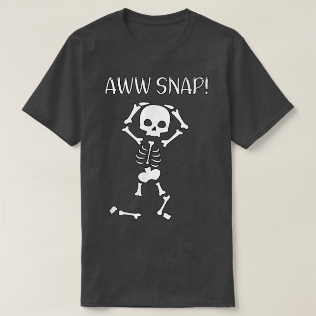 Camiseta divertido skeleton gracioso meme espeluznante hall (Diseño del anverso)