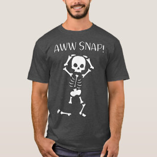 Camiseta divertido skeleton gracioso meme espeluznante hall