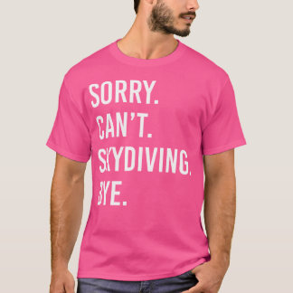 Camiseta Divertido Skydiving