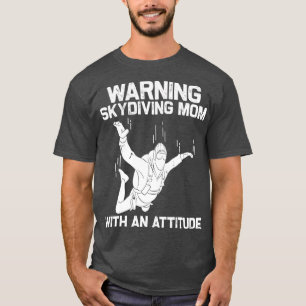 Camiseta Divertido Skydiving Para Mamá Mamá Paracaidismo Sa