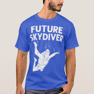 Camiseta Divertido Skydiving Para Niños Que Paracaigan
