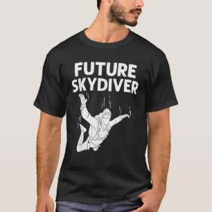 Camiseta Divertido Skydiving Para Niños Que Paracaigan