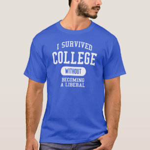 Camiseta Divertido - sobreviví la universidad
