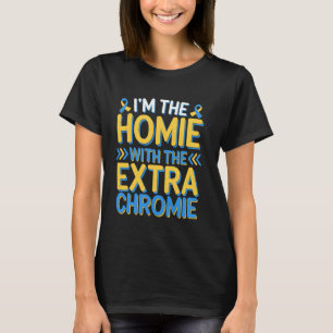 Camiseta Divertido, soy colega del cromosoma extra síndrome