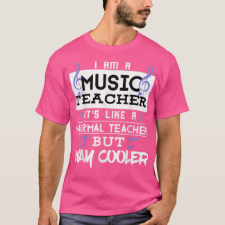 Camiseta Divertido, Soy Un Profesor De Música Muy Fresco Pa