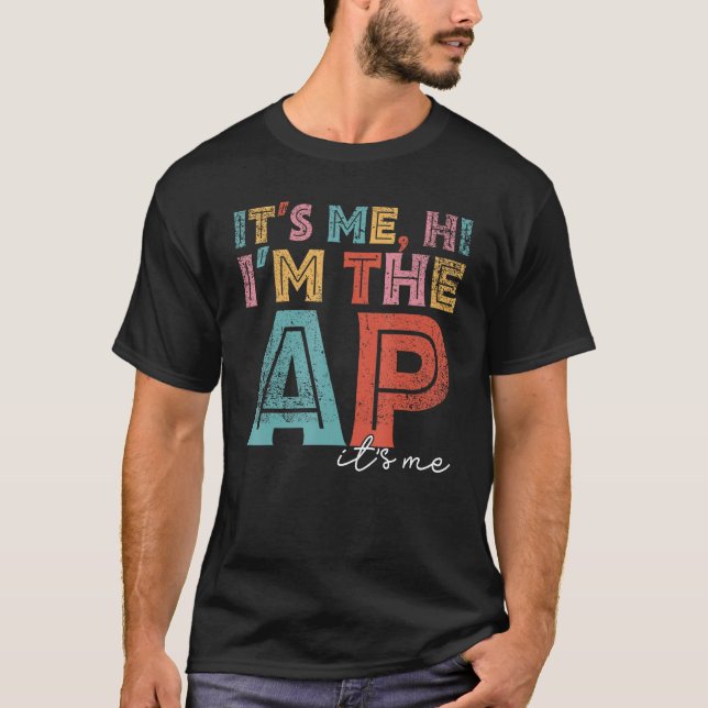 Camiseta Divertido Soy yo Hola soy el Ap It's Me Assistant  (Anverso)