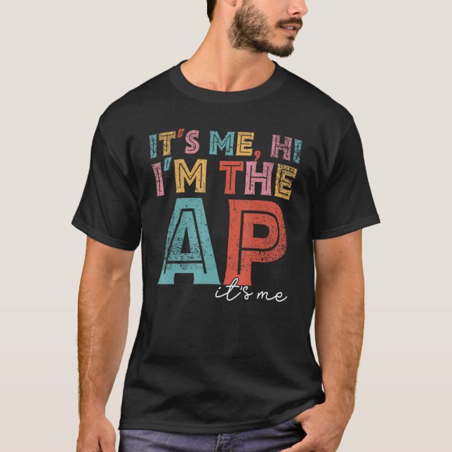 Camiseta Divertido Soy yo Hola soy el Ap It's Me Assistant  (Anverso)