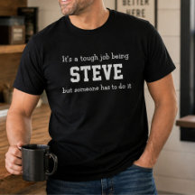 Divertido Steve Cumpleaños Personalizado Trabajo D
