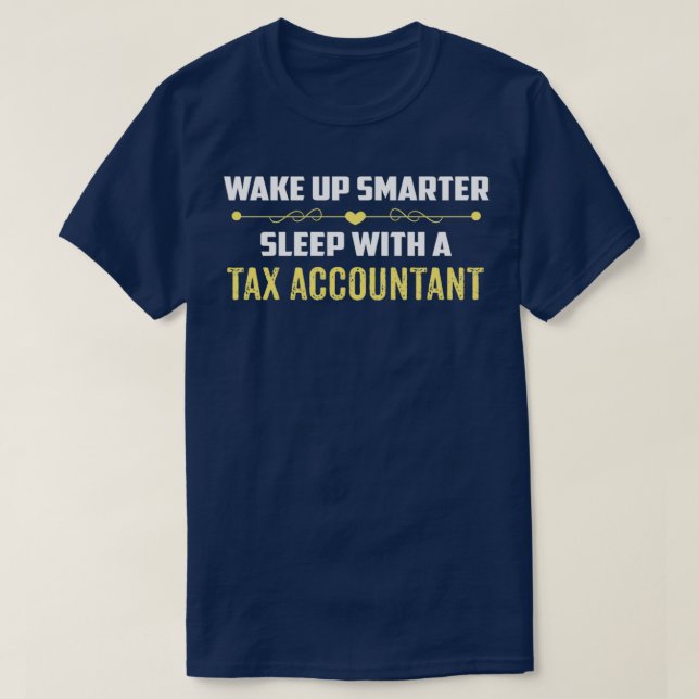 Camiseta Divertido sueño con contable fiscal (Diseño del anverso)
