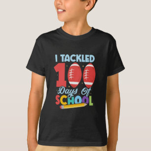 Camiseta Divertido, superé 100 días de fútbol escolar para 