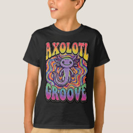 Camiseta Divertido surco retro adorable de ajolote trippy h