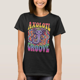 Camiseta Divertido surco retro adorable de ajolote trippy h