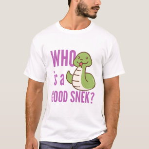 Camiseta Divertido Tee de Amante de la Serpiente - "¿Quién 