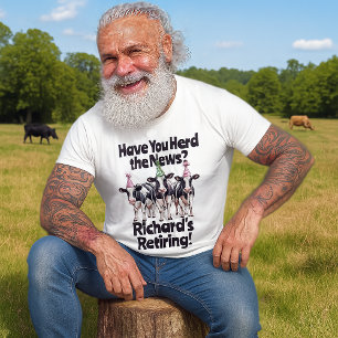 Camiseta Divertido Tema de Vaca de Jubilación ¿Has Reunido