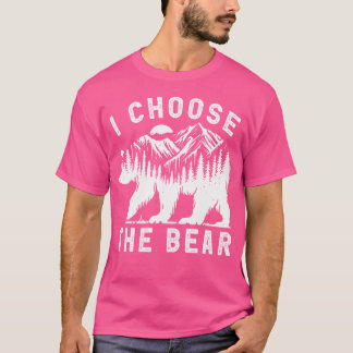 Camiseta Divertido Tendencia Elijo El Oso 2024 Oso En El