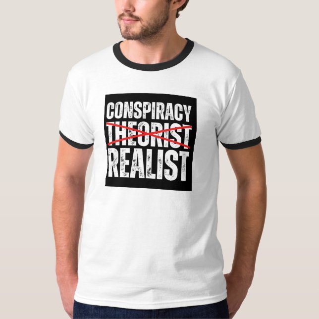 Camiseta Divertido teórico de la conspiración (Anverso)