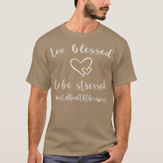 Camiseta Divertido terapeuta de salud mental1380 604