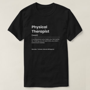 Camiseta Divertido terapista físico