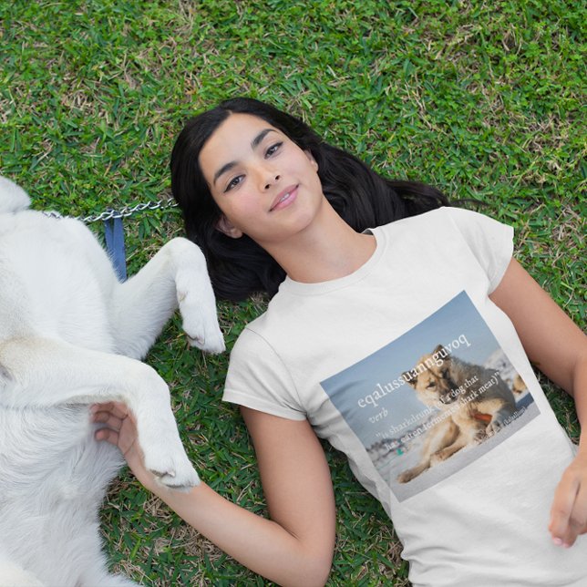 Camiseta Divertido término groenlandés Kalaallisut Perro de (Subido por el creador)