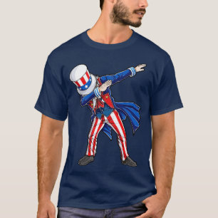 Camiseta Divertido tío Sam 4 de Julio Independencia D