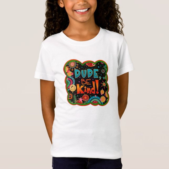 Camiseta Divertido tío Sé amable adolescente Inespiritualid (Anverso)
