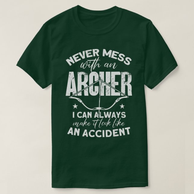 Camiseta Divertido tiro al arco de Archer Bow (Diseño del anverso)