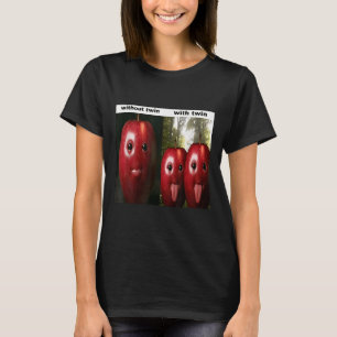Camiseta Divertido Tonto Ai Manzana Generación Z Meme Rotur