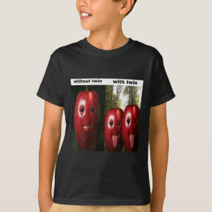 Camiseta Divertido Tonto Ai Manzana Generación Z Meme Rotur