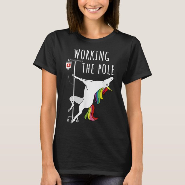 Camiseta Divertido trabajo de la sala de emergencias de enf (Anverso)