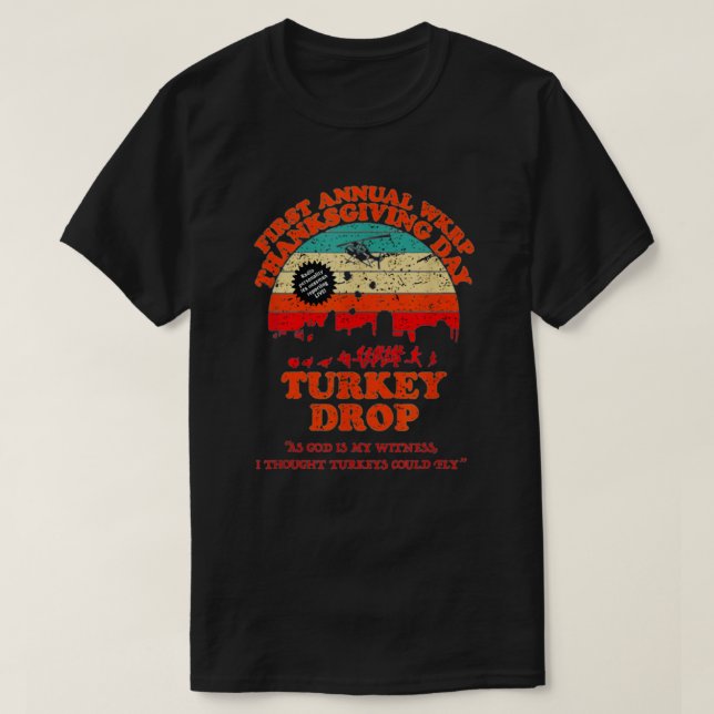 Camiseta Divertido trabajo en Turquía deja a Turquía el día (Diseño del anverso)