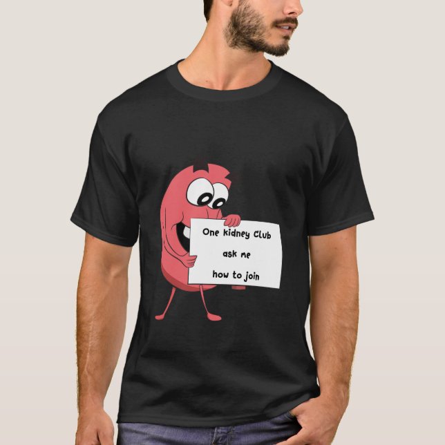 Camiseta Divertido trasplante de riñón, regalo de donante d (Anverso)