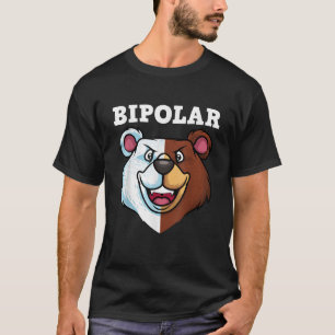 Camiseta Divertido trastorno bipolar diseño hombres mujeres